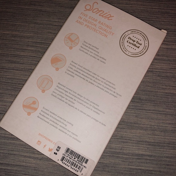 Sonix clear coat case for iPhone X/XS - Picture 3 of 3